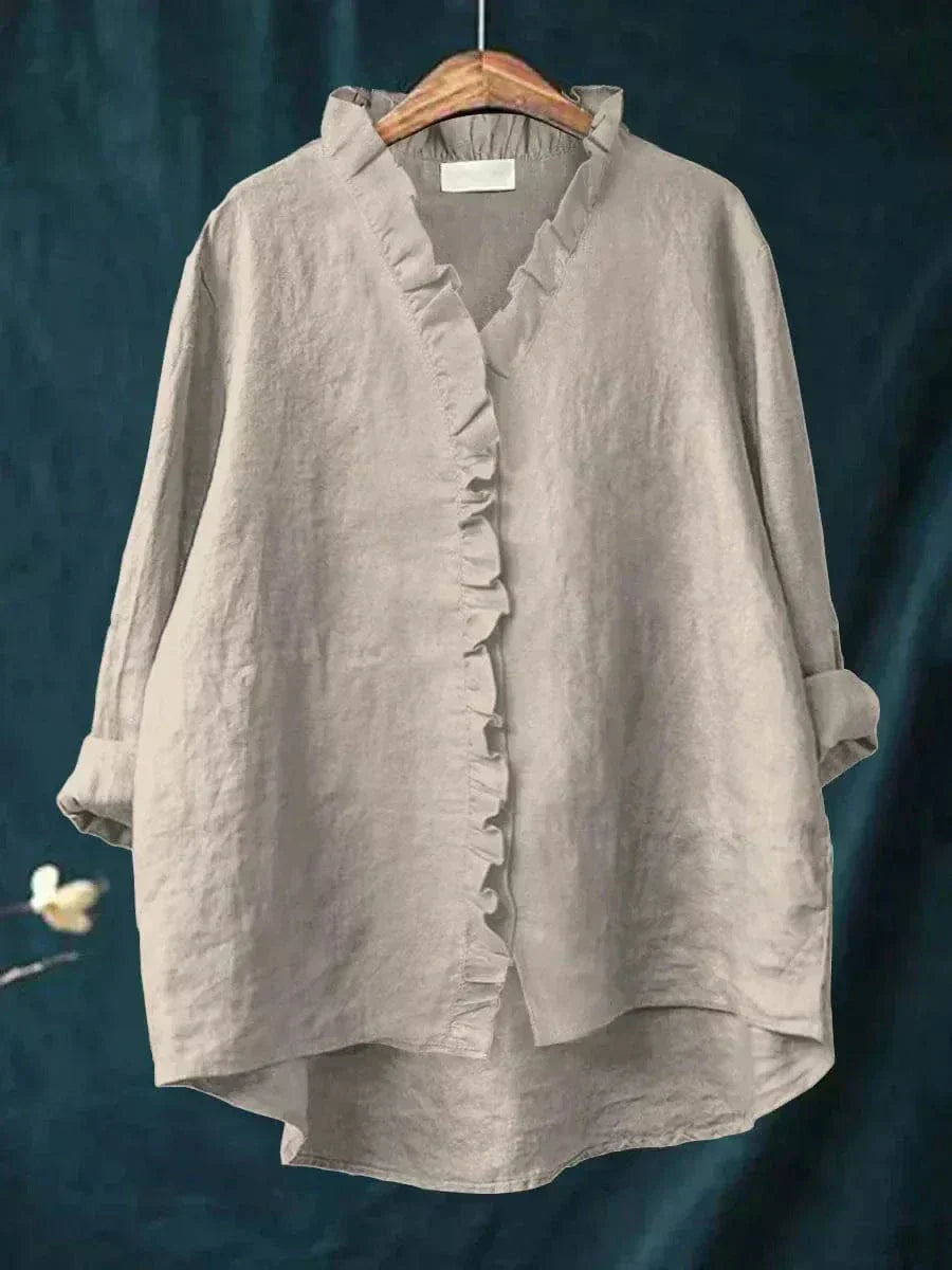 Célestine™ | Blusa delicada con volantes