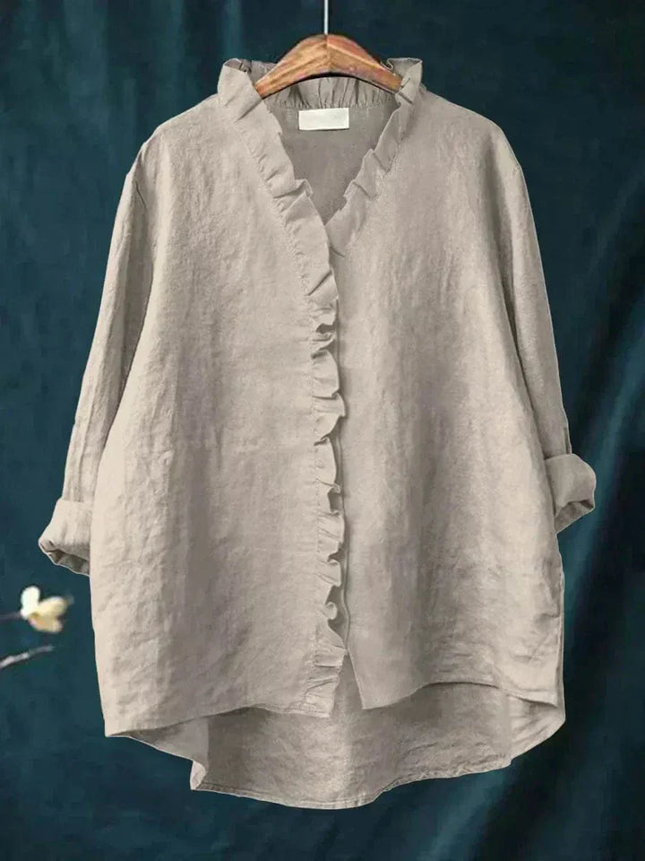 Célestine™ | Blusa delicada con volantes