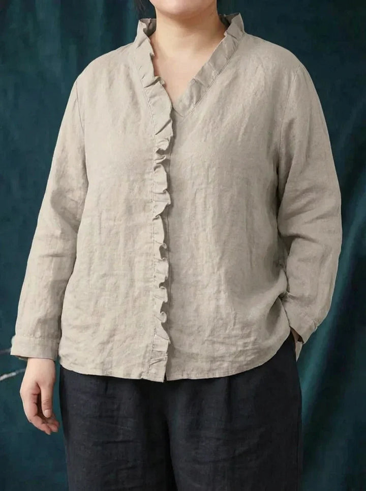 Eline™ | Blusa elegante de lino de verano