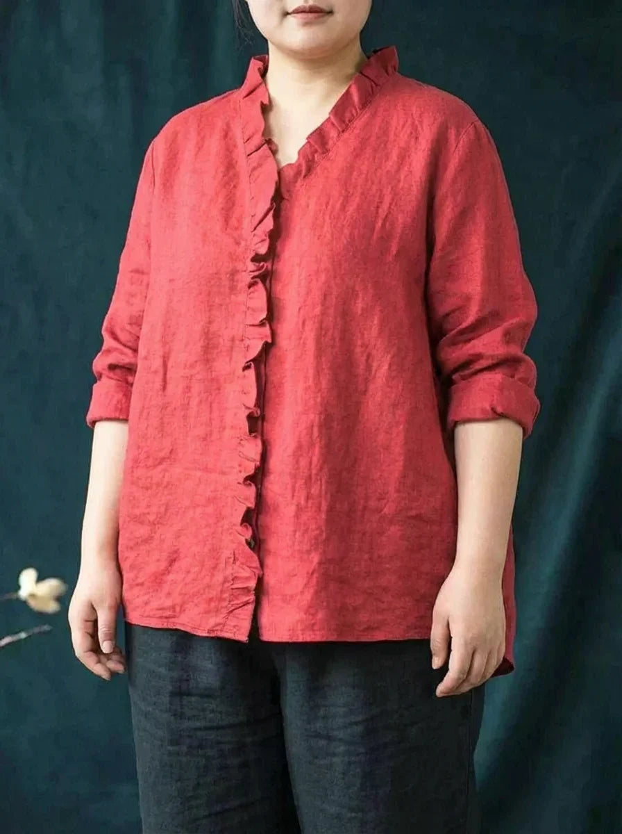 Eline™ | Blusa elegante de lino de verano
