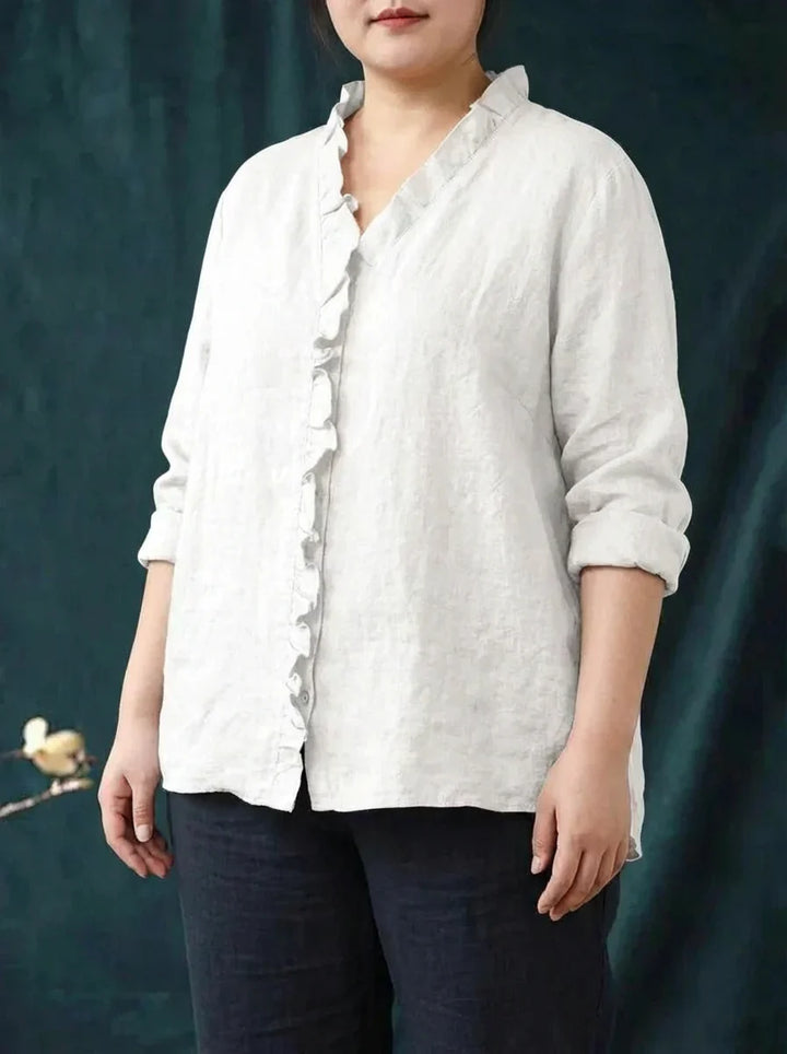 Eline™ | Blusa elegante de lino de verano
