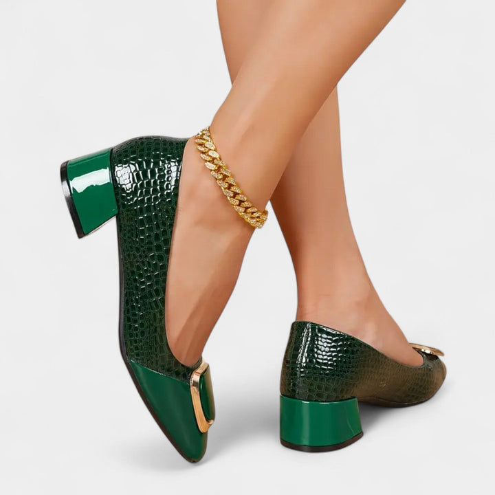 Sabina – Zapatos elegantes de tacón bloque