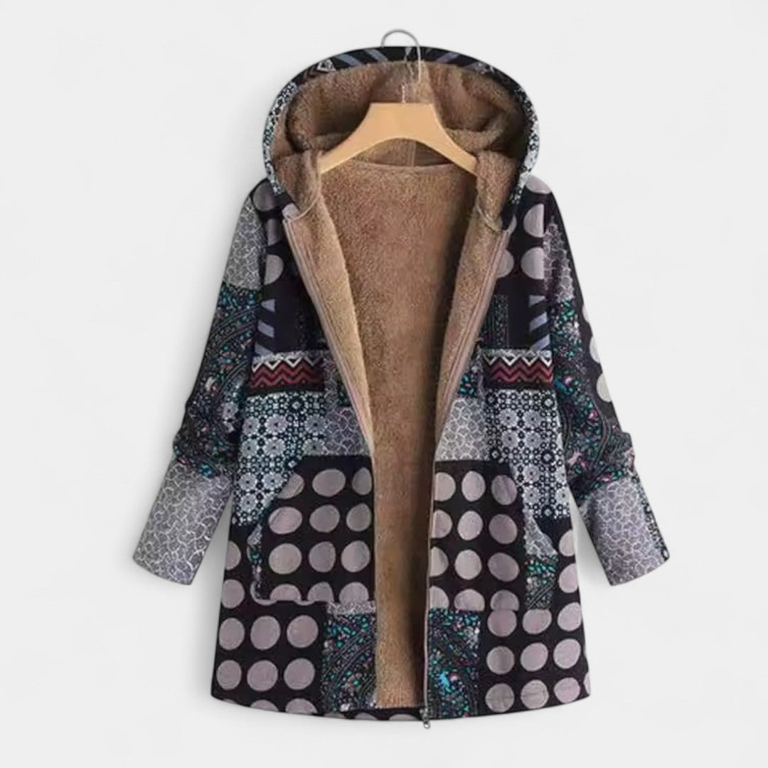 Lara – Parka de invierno elegante con capucha