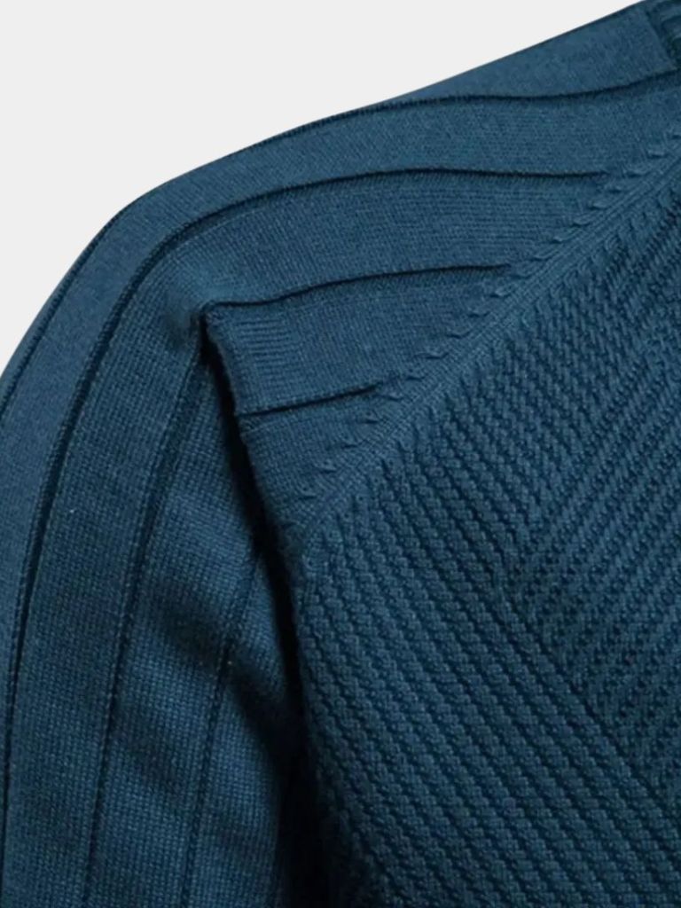Cardigan de Punto con Cremallera en Color Sólido