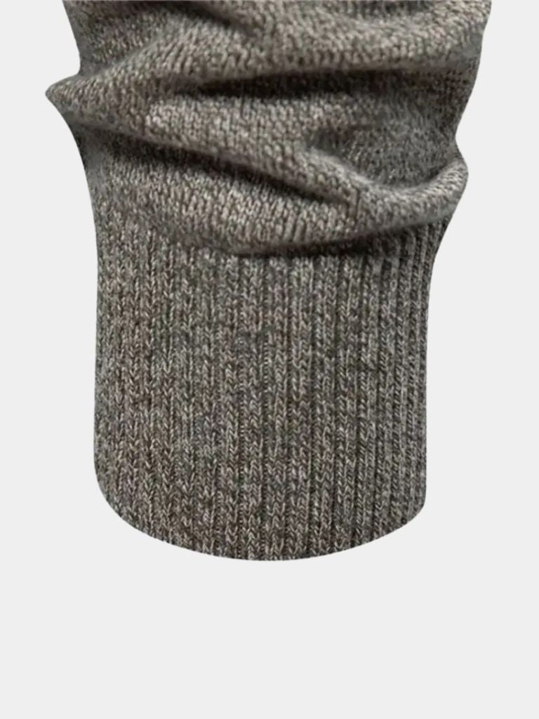 Cárdigan de Algodón con Cuello Alto
