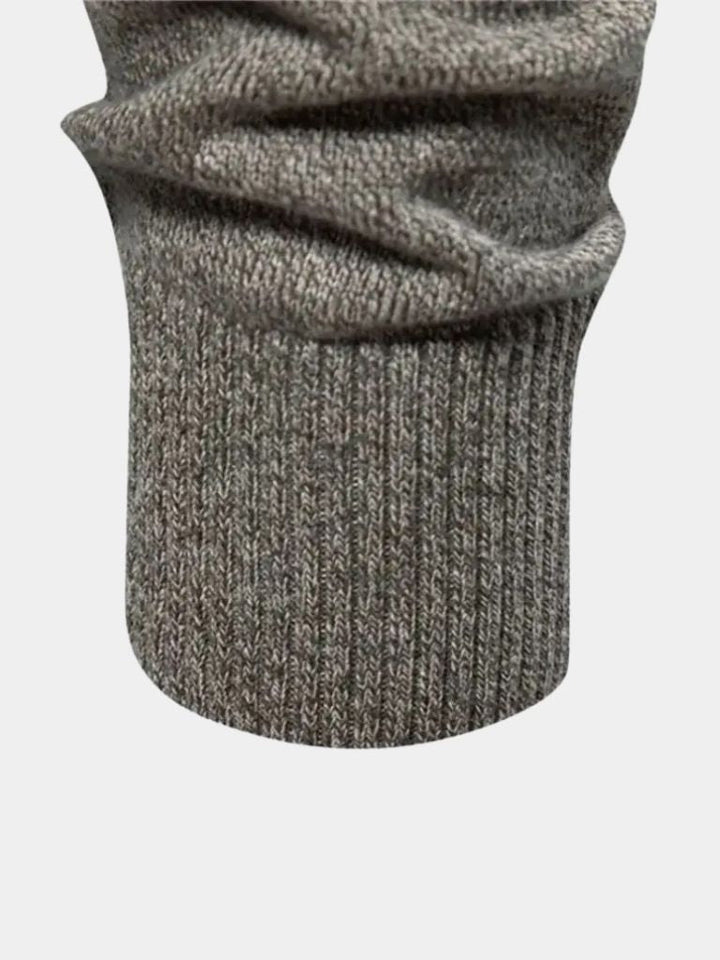 Cárdigan de Algodón con Cuello Alto