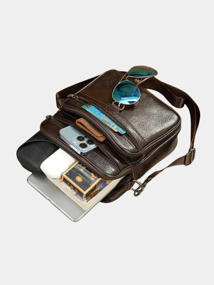 Bolso de Cuero para Hombre - Estilo Hombro