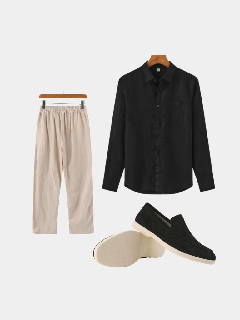 Conjunto de Lino Negro