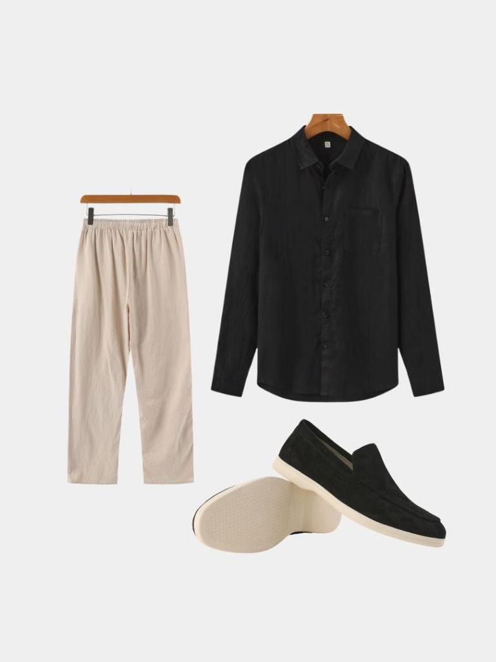 Conjunto de Lino Negro