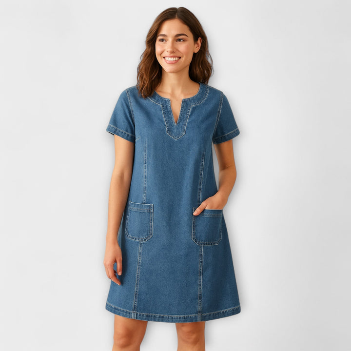 Mathea - Vestido de Jeans Suave