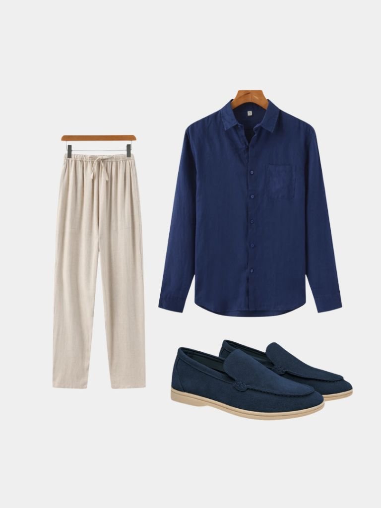 Conjunto Elegante Marino