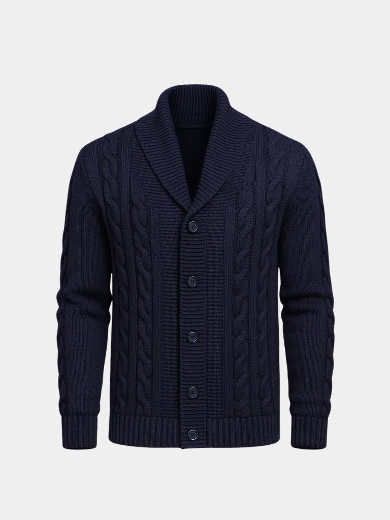 Cárdigan Elegante de Punto para Hombre