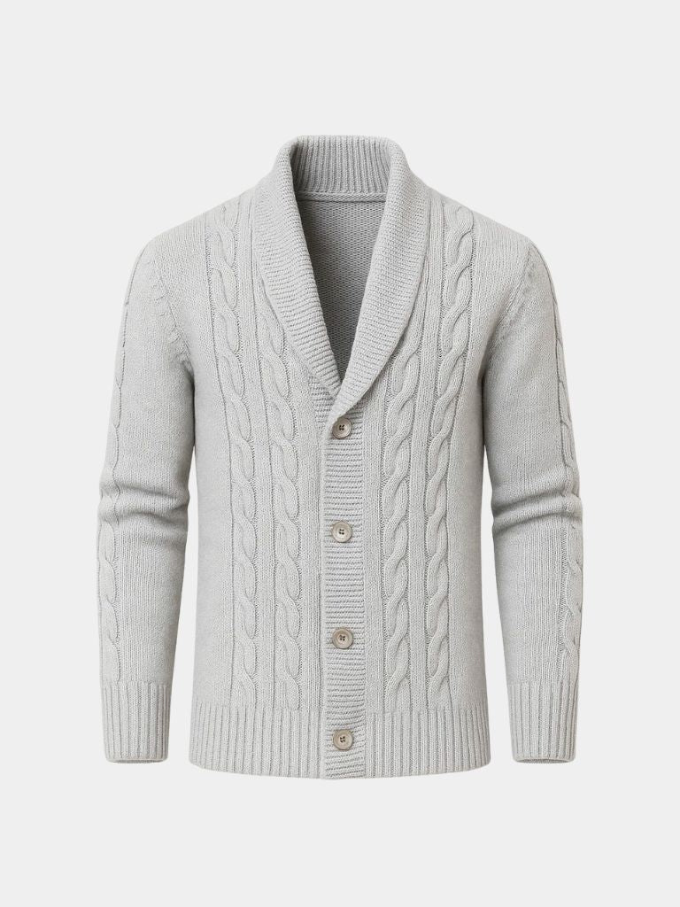 Cárdigan Elegante de Punto para Hombre