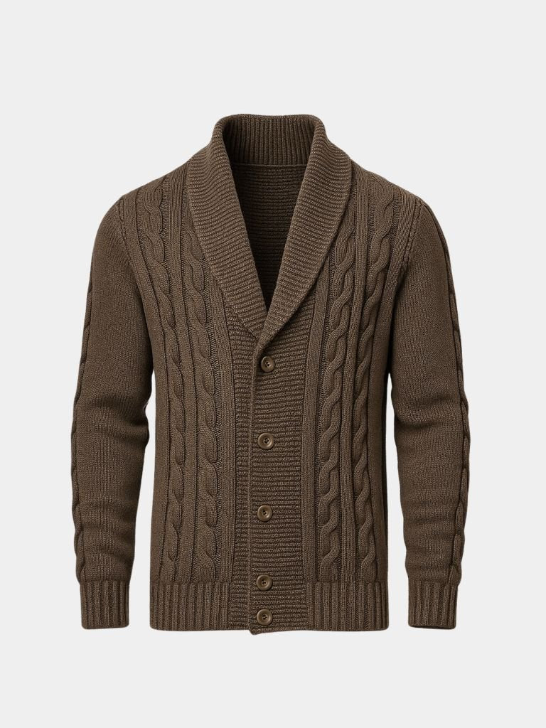 Cárdigan Elegante de Punto para Hombre