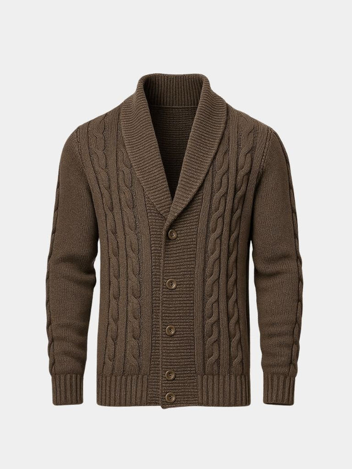 Cárdigan Elegante de Punto para Hombre