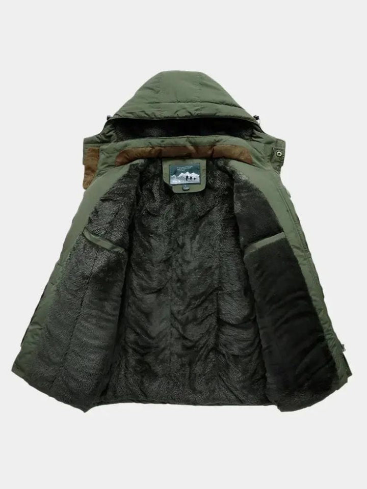 Chaqueta Militar con Capucha