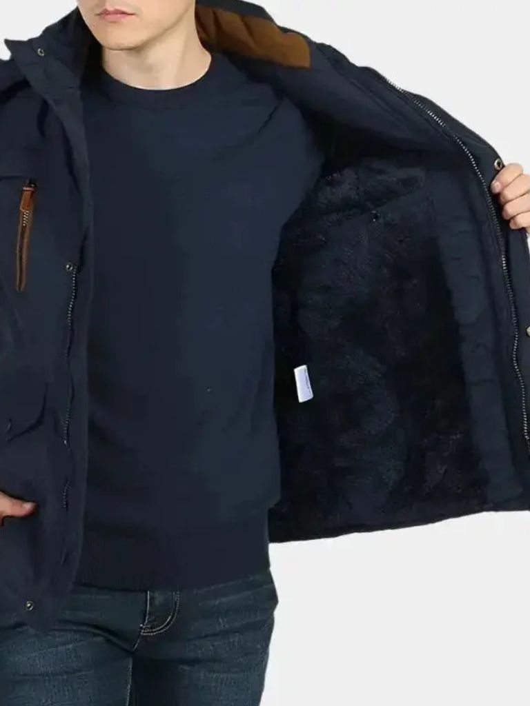 Chaqueta Militar con Capucha