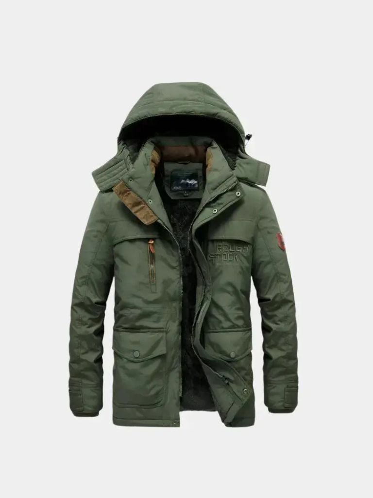 Chaqueta Militar con Capucha