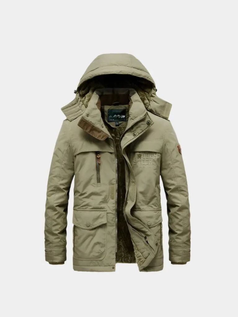 Chaqueta Militar con Capucha