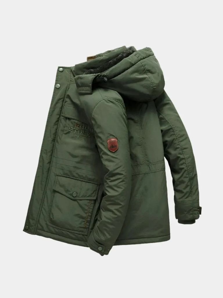 Chaqueta Militar con Capucha