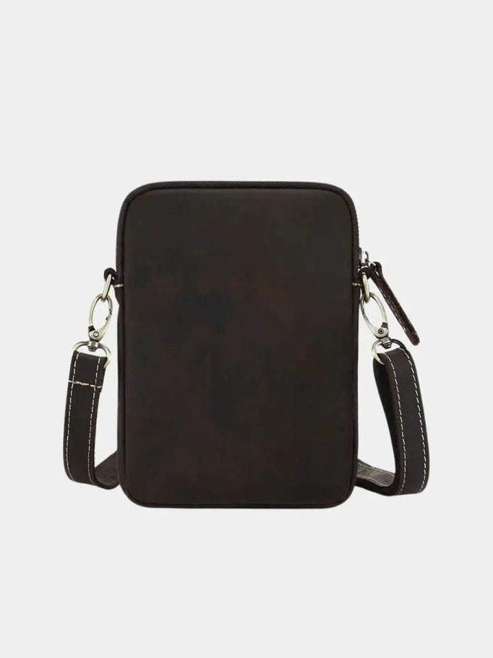 Bolso Cruzado Minimalista de Cuero