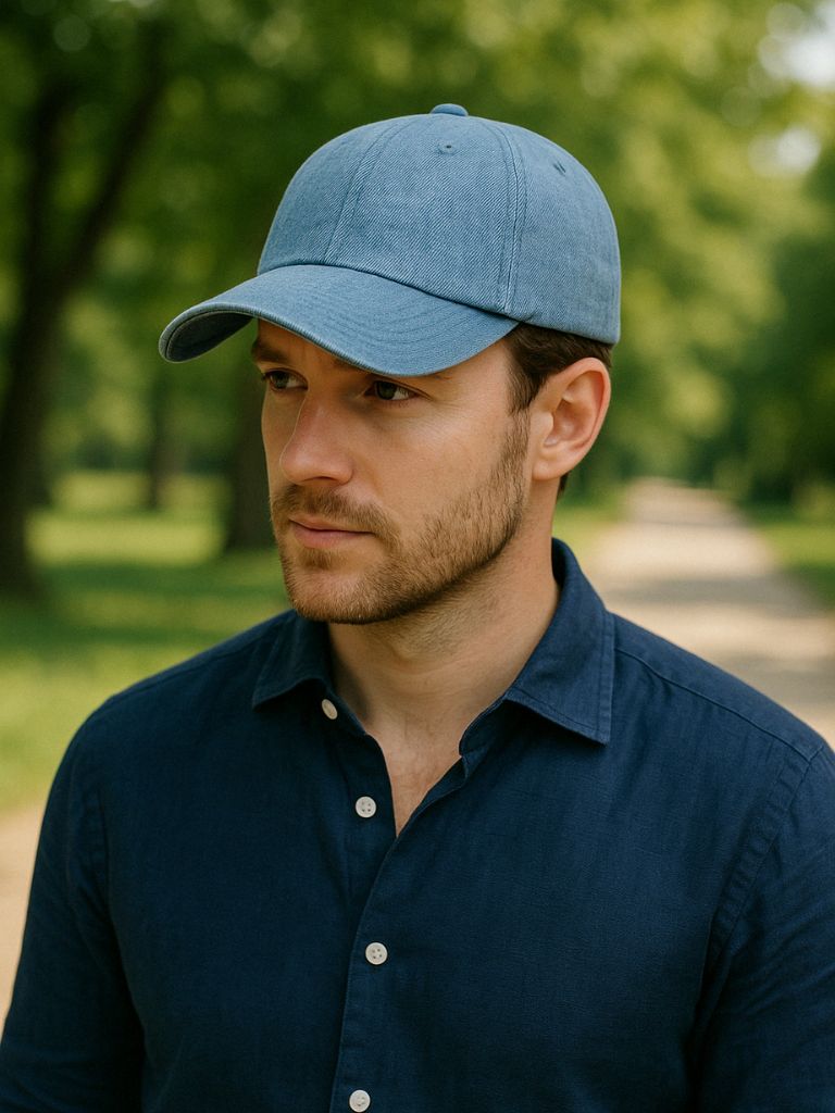 Minimalist Denim Cap