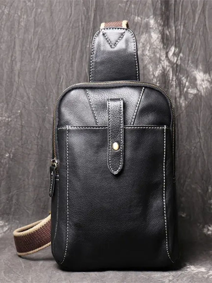 Bolso Minimalista de Cuero para Hombro