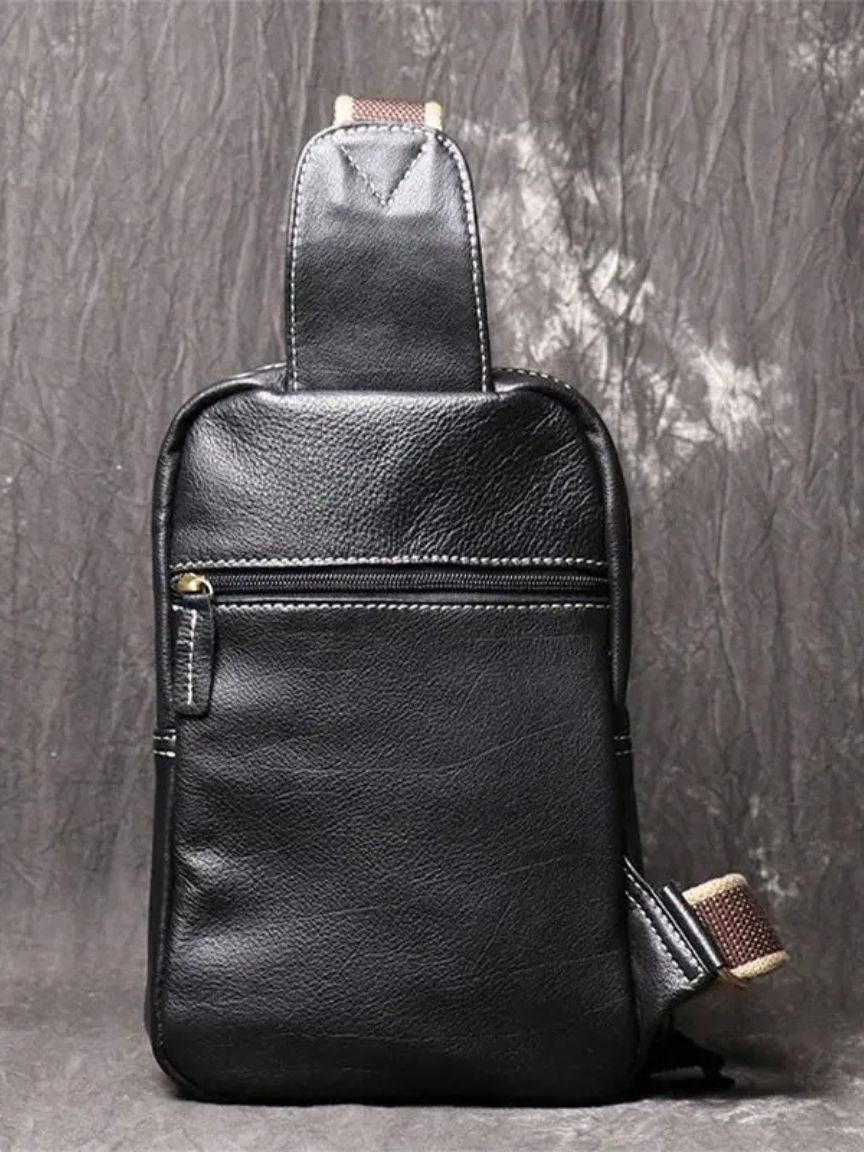 Bolso Minimalista de Cuero para Hombro