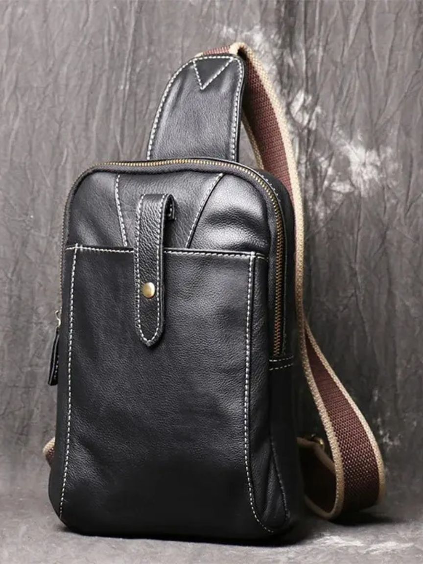 Bolso Minimalista de Cuero para Hombro