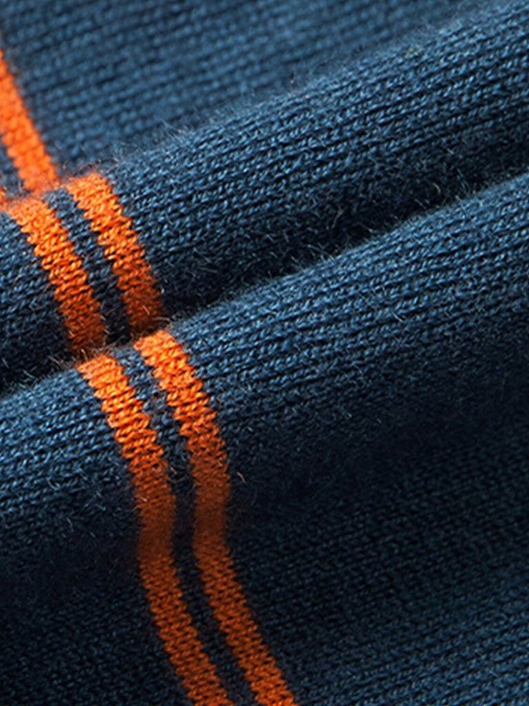 Marino Sunset Striped Polo