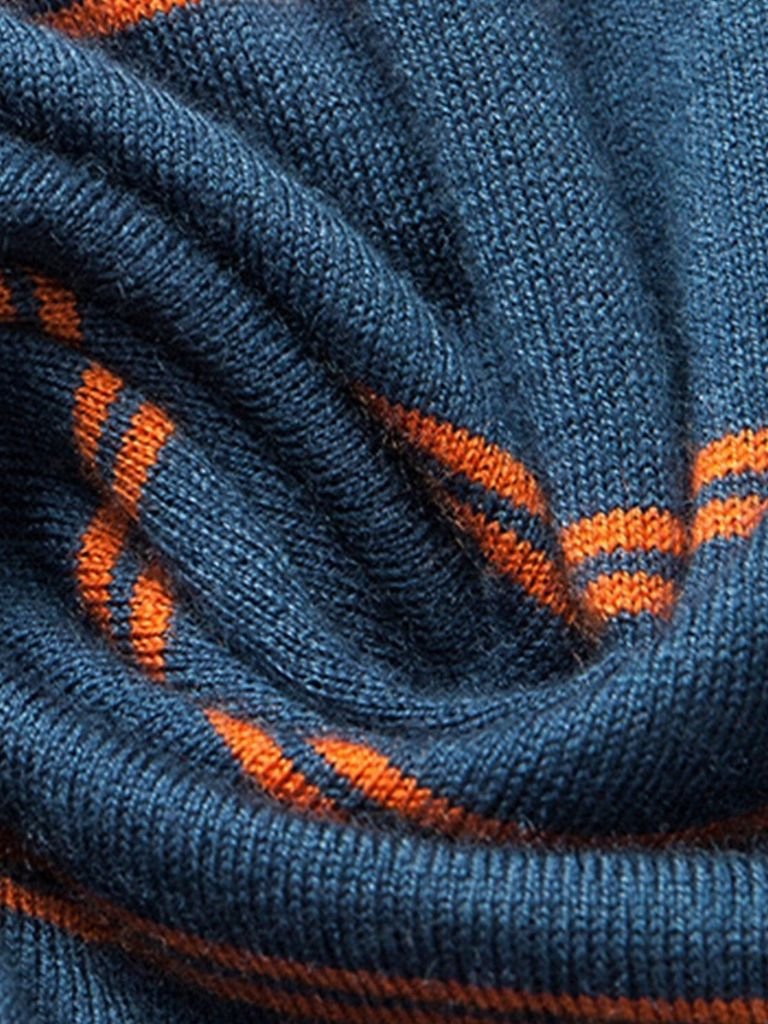 Marino Sunset Striped Polo