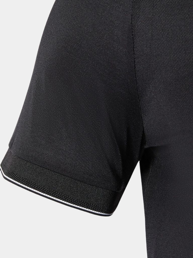 Camisa Polo con Detalles de Obsidiana