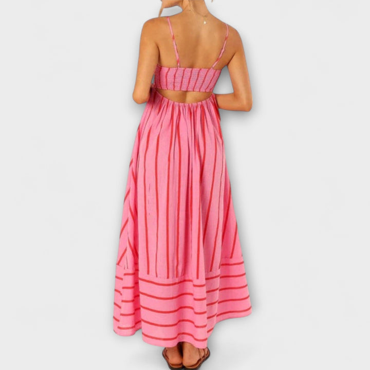 Rosa - Vestido Casual a Rayas