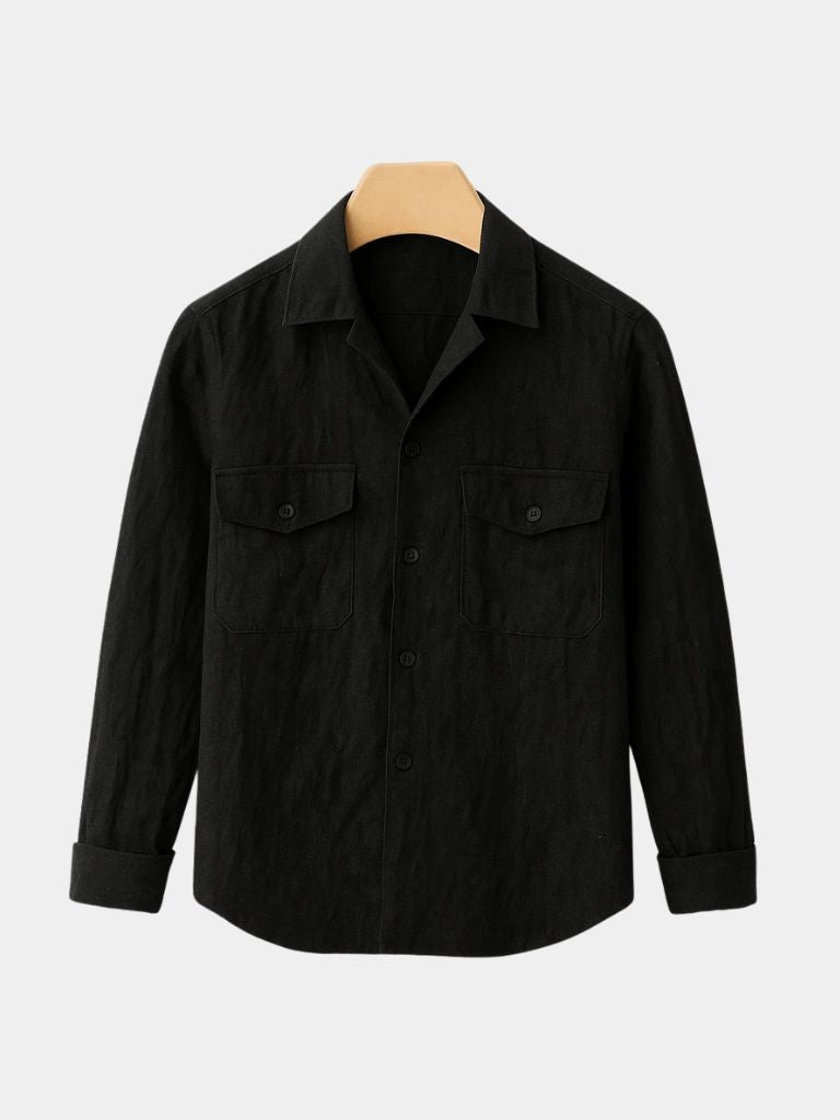 Camisa de Manga Larga Estilo Old Money