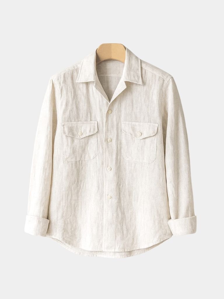 Camisa de Manga Larga Estilo Old Money