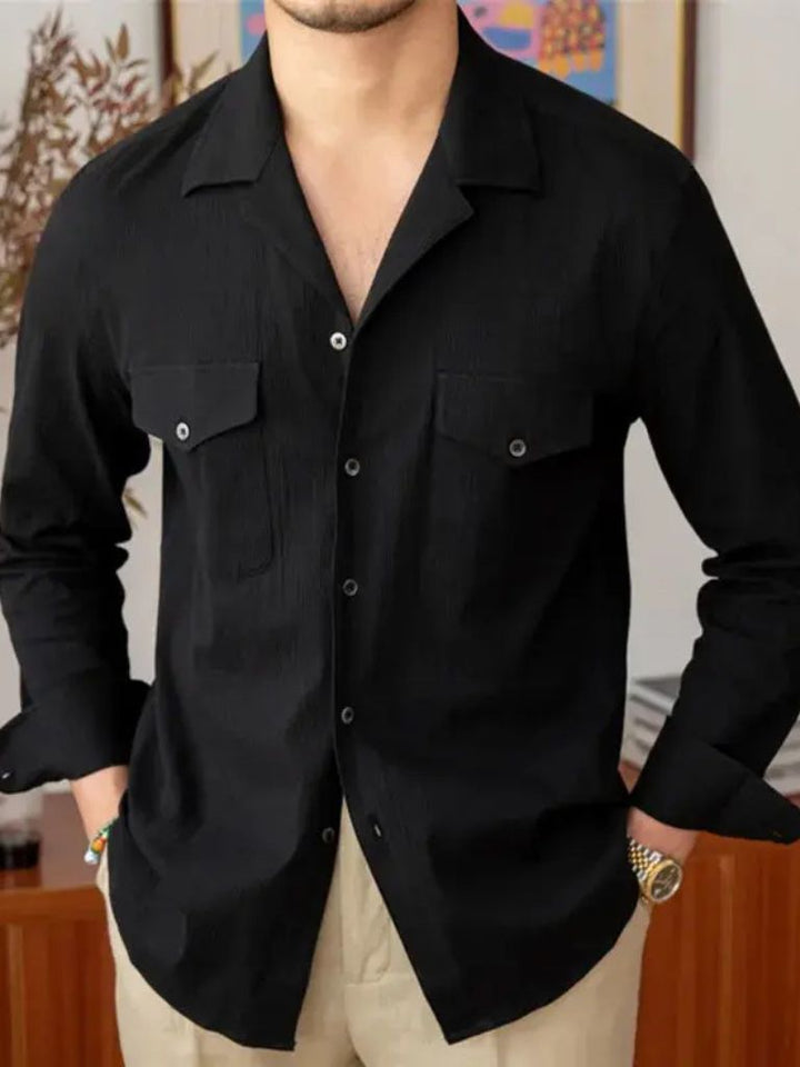 Camisa de Manga Larga Estilo Old Money