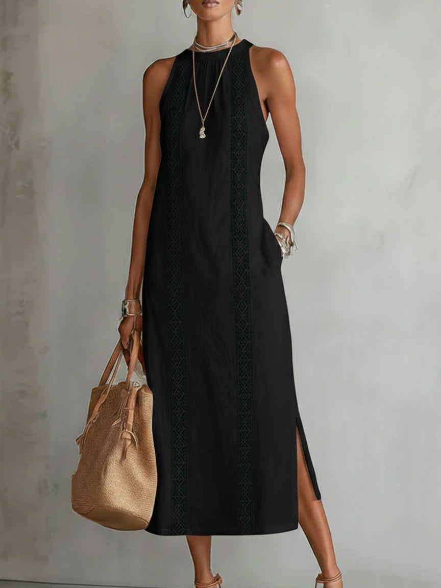 Jimena | Vestido Maxi Blanco de Encaje