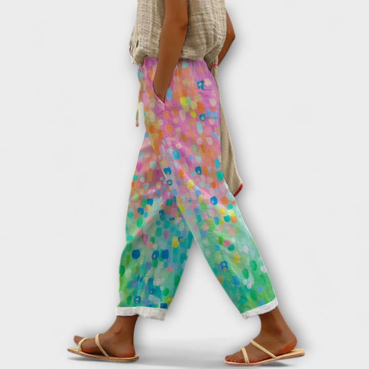 Airish - Pantalones anchos con estampado llamativo