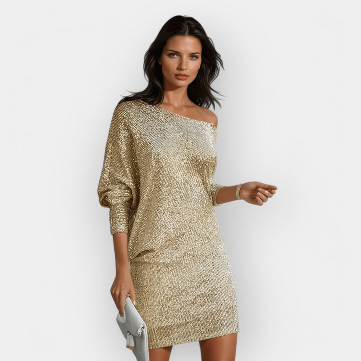 Lana - Vestido de Noche con Brillo