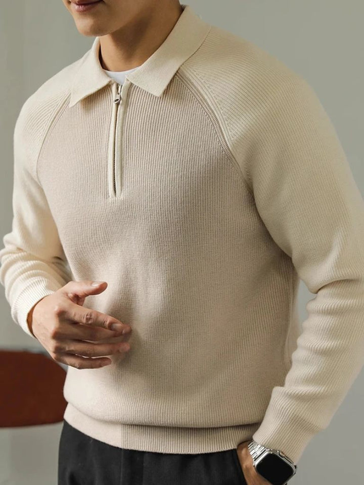 Suéter Raglán de Cuello Cuadrado