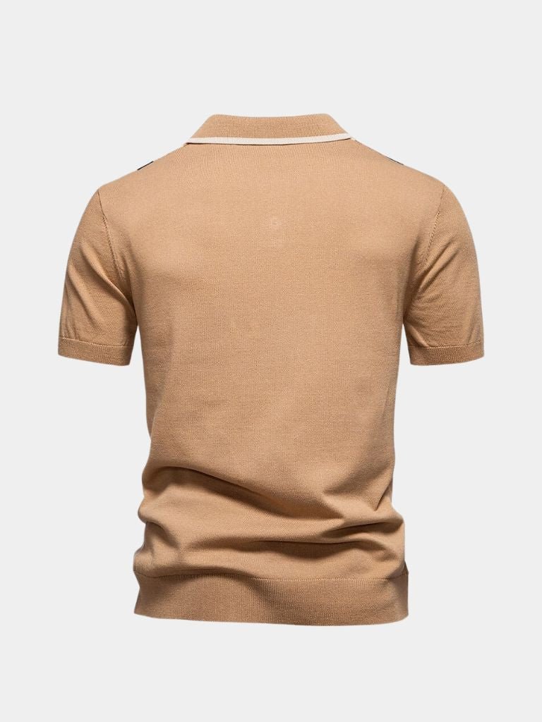 Striped Retro Polo