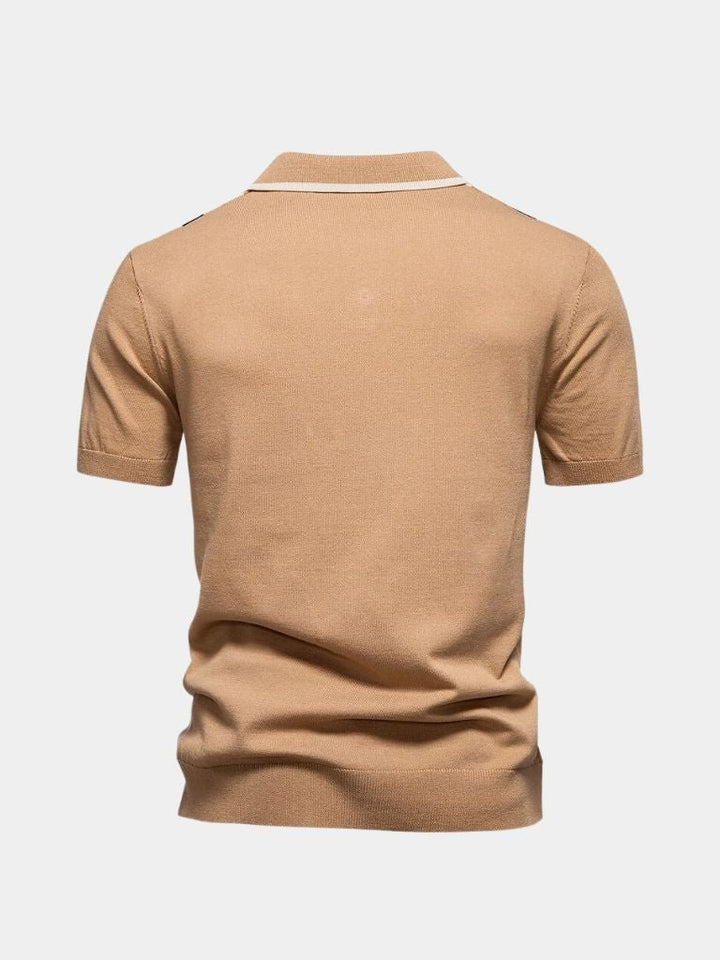 Striped Retro Polo