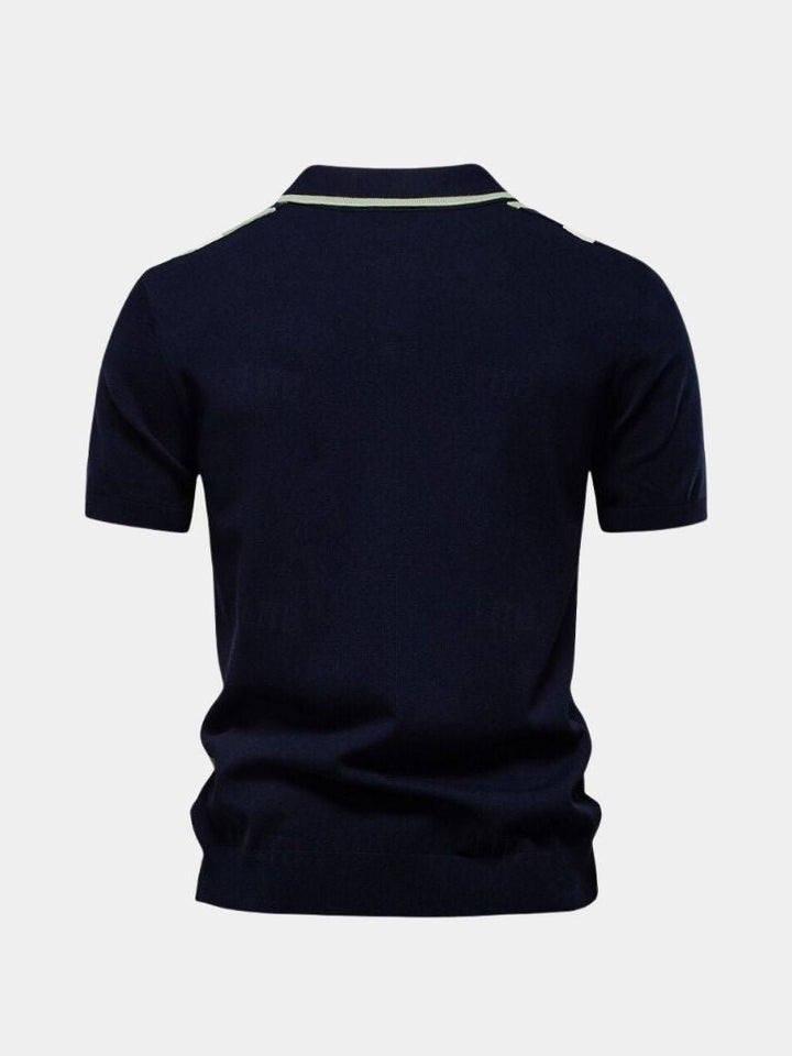 Striped Retro Polo