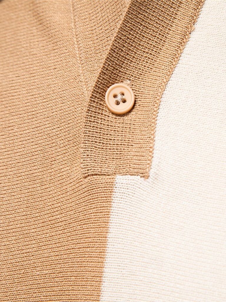Striped Retro Polo