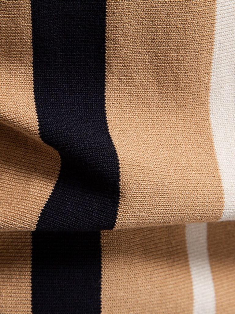 Striped Retro Polo