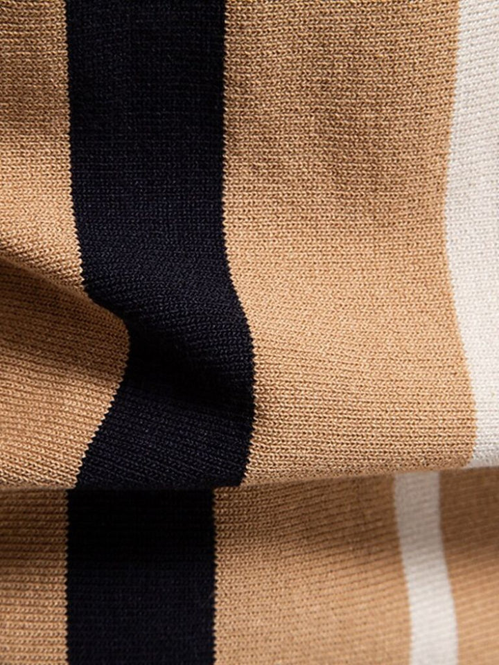 Striped Retro Polo