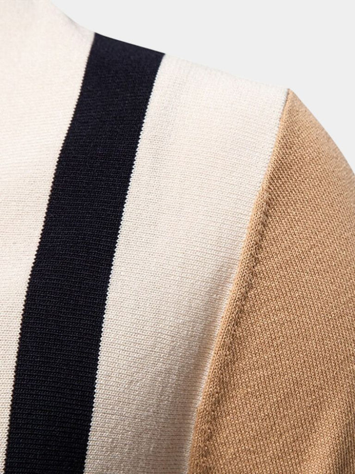 Striped Retro Polo