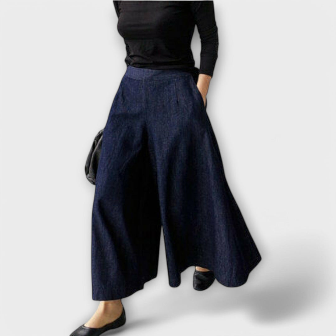 Antonia – Pantalones de mujer con piernas anchas