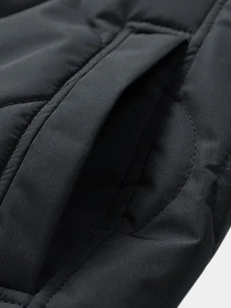 Chaqueta Bomber Acolchada con Mangas de Sherpa