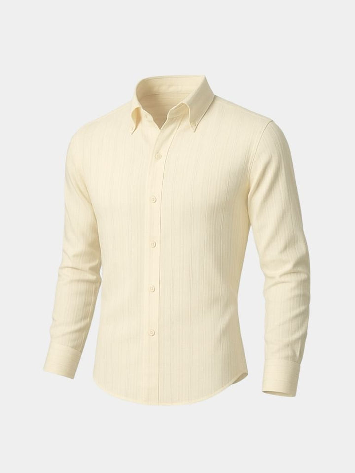 Camisa de Rayas Seersucker con Botones
